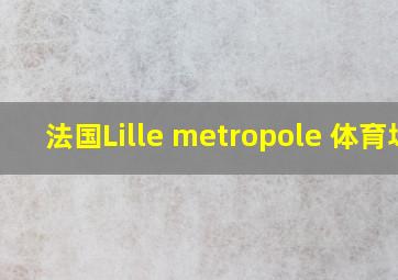 法国Lille metropole 体育场